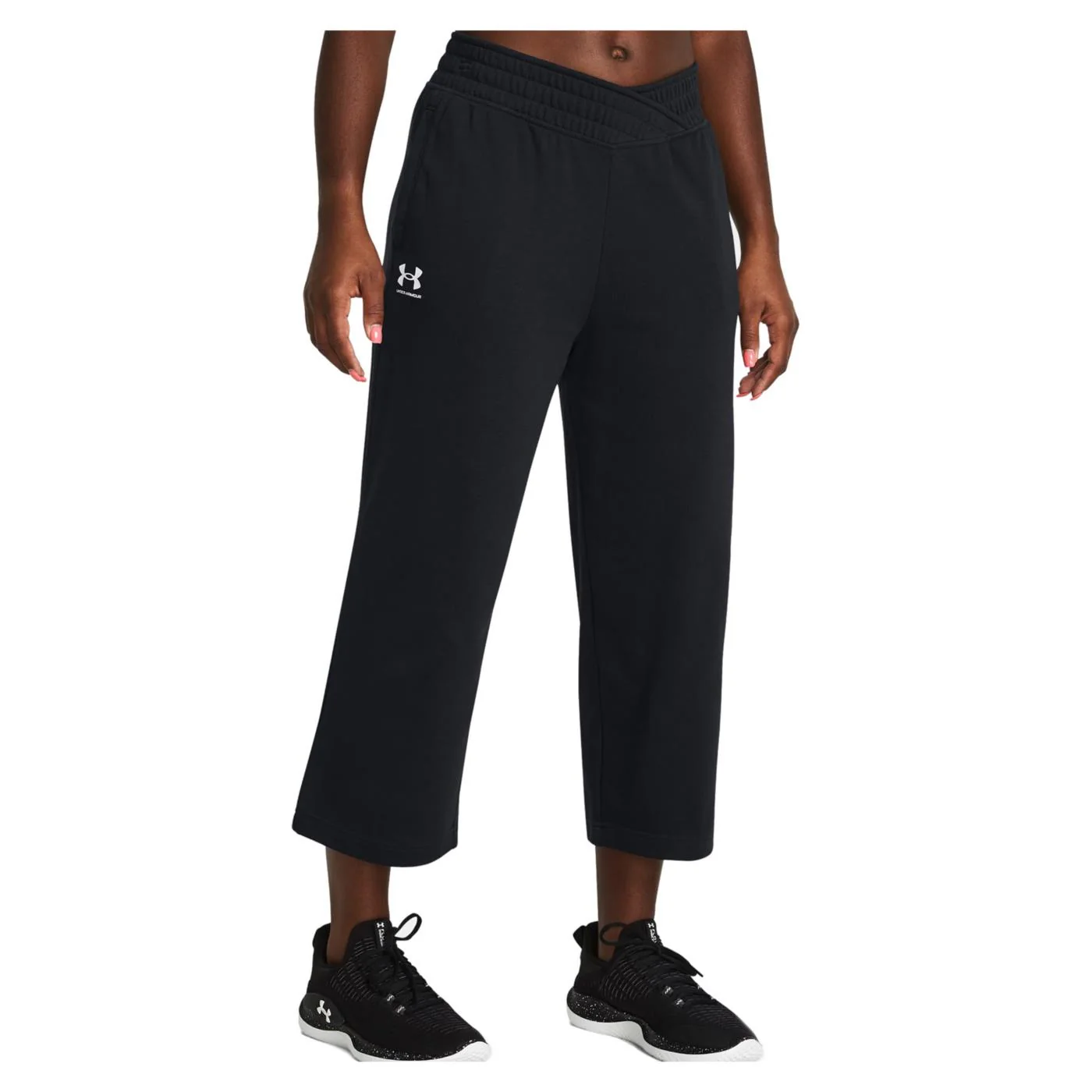 UNDER ARMOUR RIVAL TERRY CROP WIDE LEG - Image 3