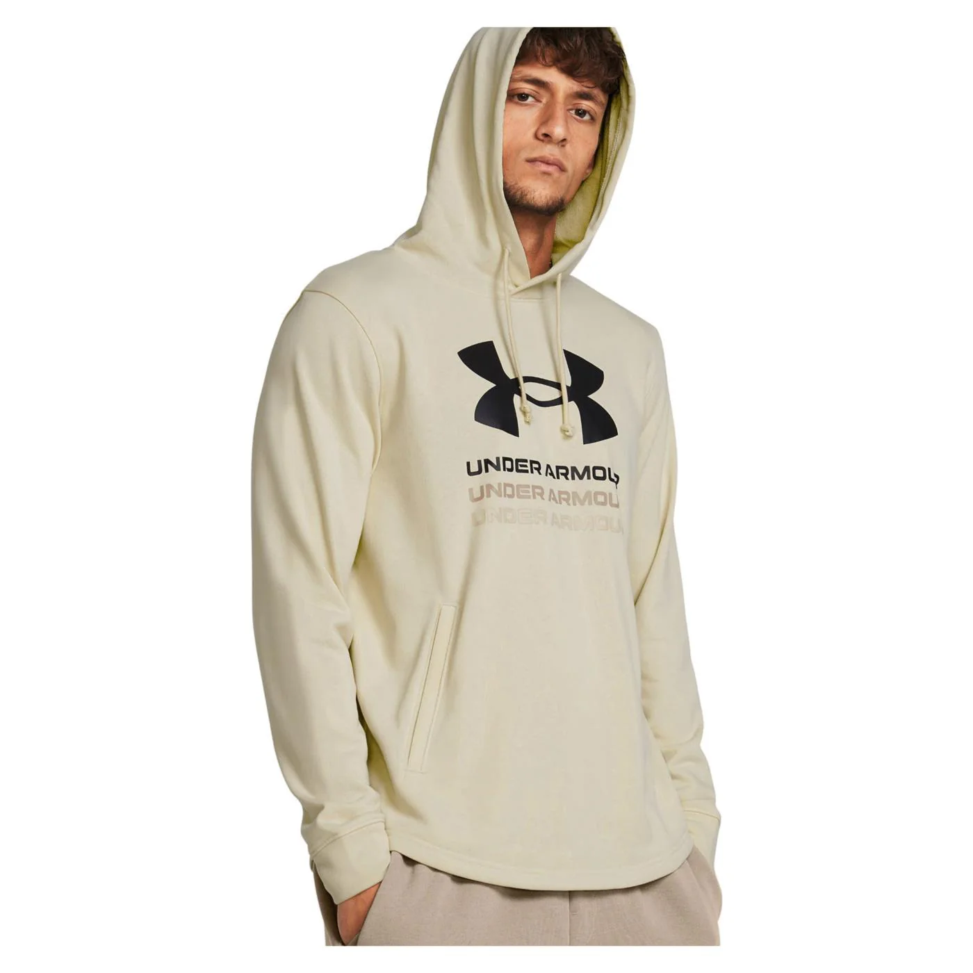 UNDER ARMOUR RIVAL TERRY GRAPHIC HOOD - Image 3