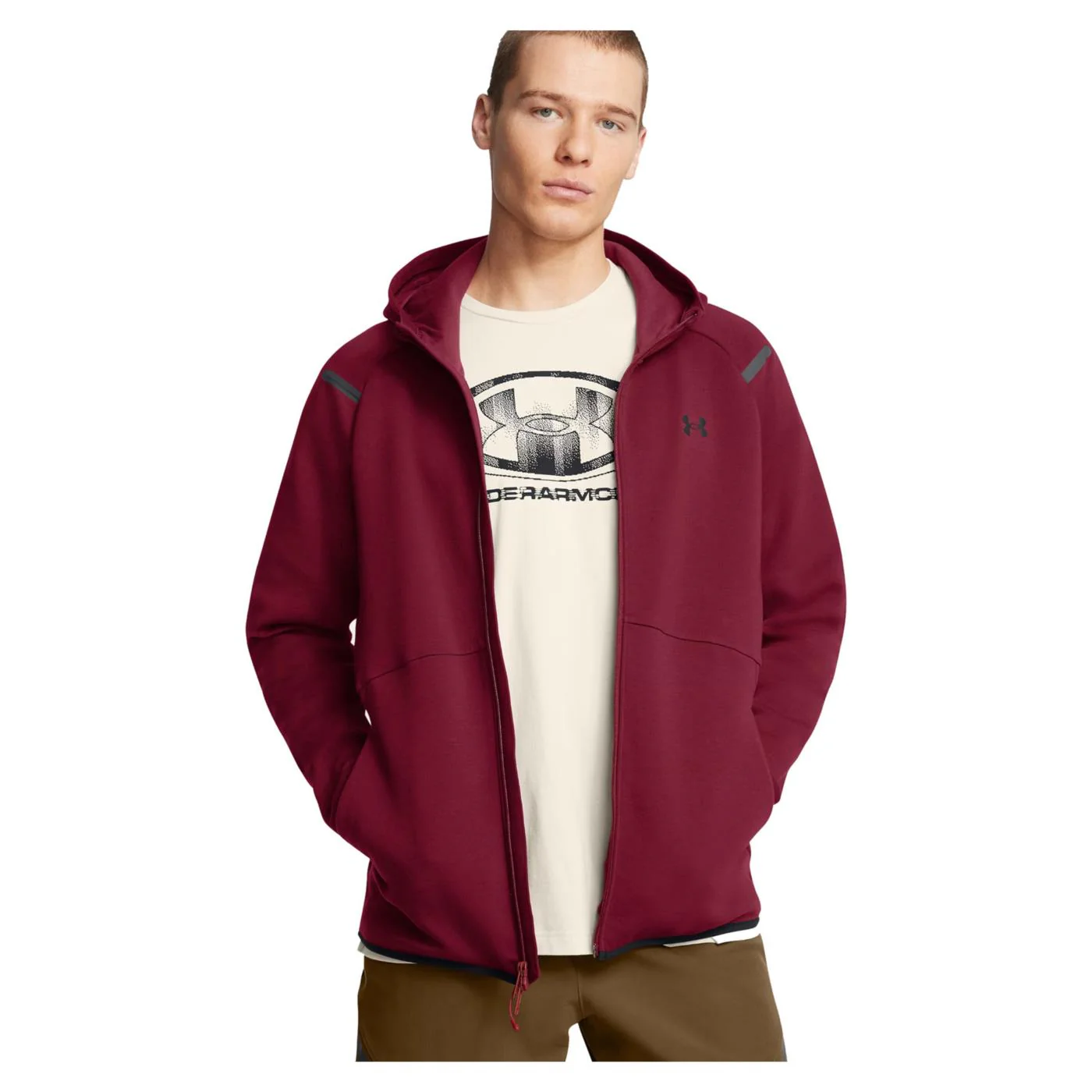 UNDER ARMOUR UNSTOPPABLE FLC FZ HOODIE - Image 3