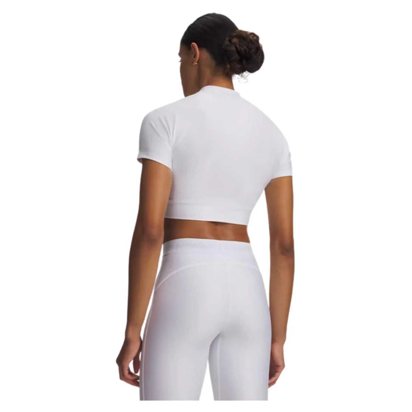 UNDER ARMOUR W HEATGEAR CROP MOCK TEE - Image 2
