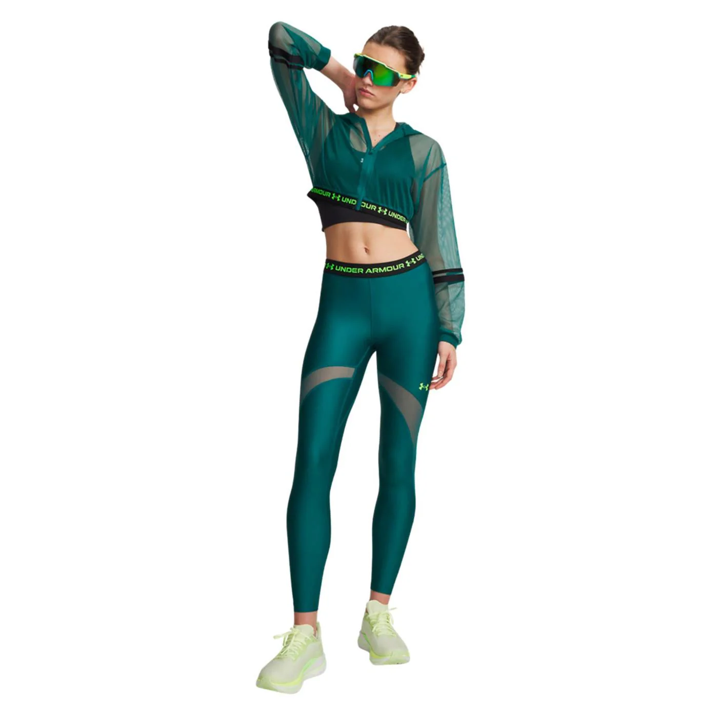 UNDER ARMOUR W HEATGEAR MESH LEGGING - Image 3