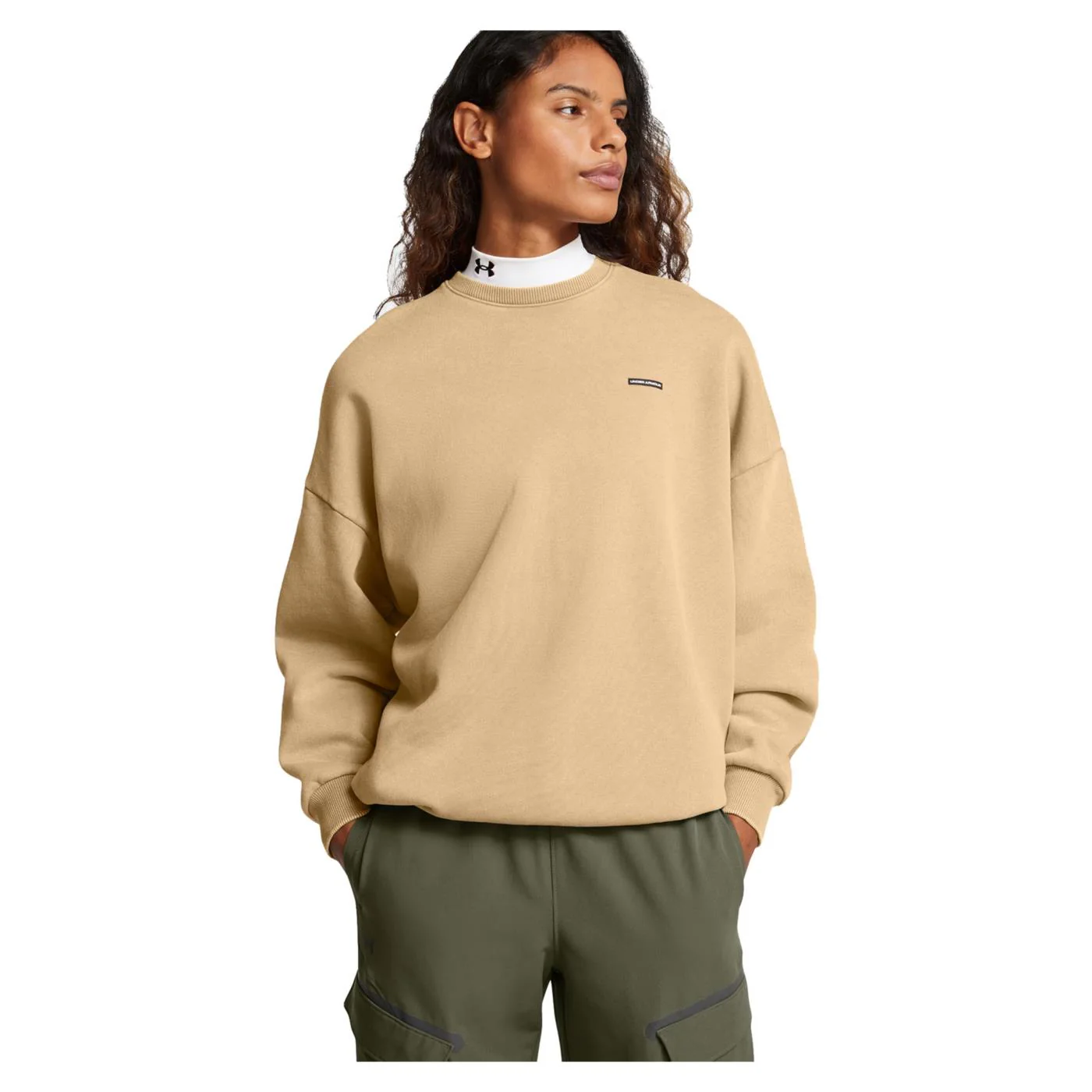 UNDER ARMOUR W ICON HWT FLC OS CREW - Image 3
