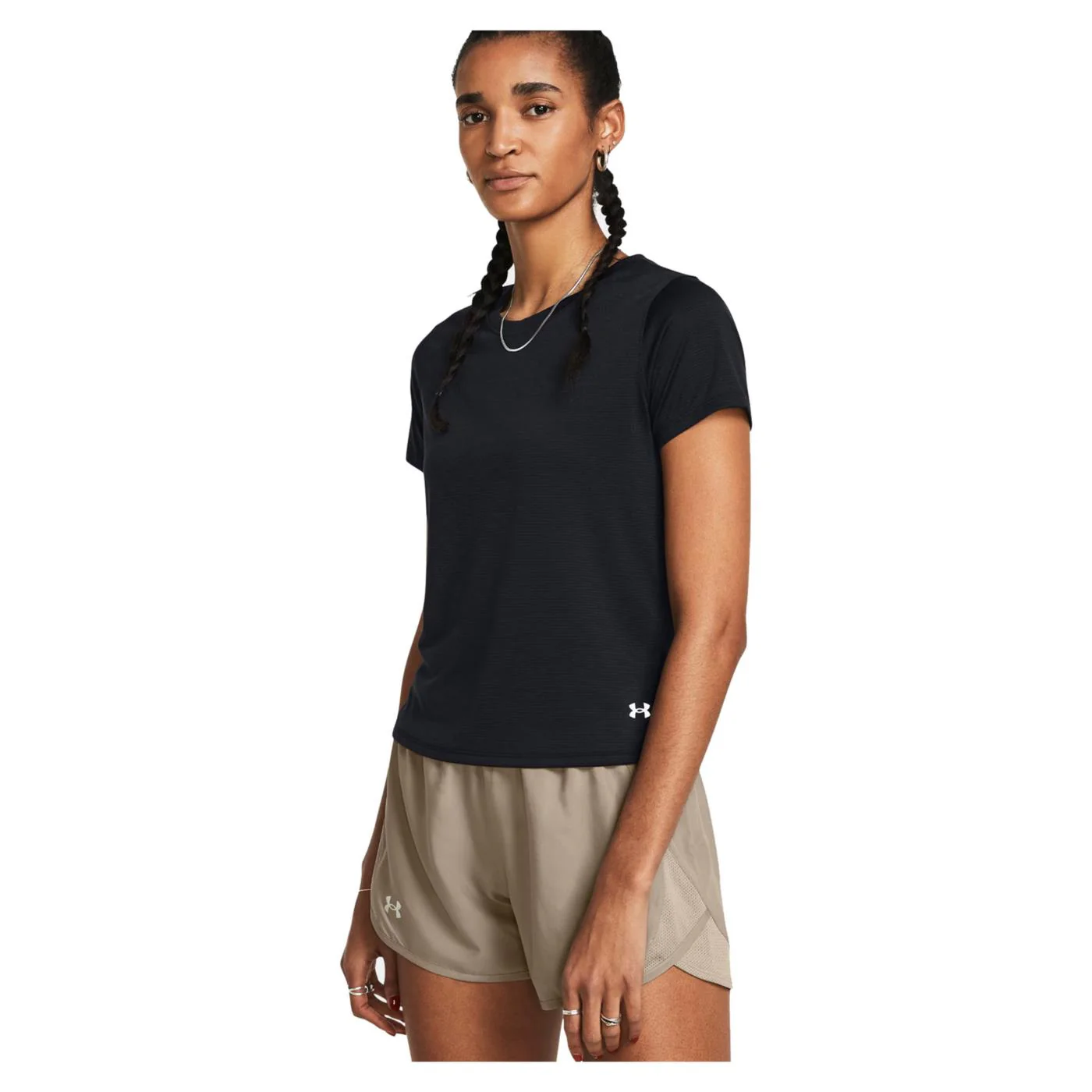 UNDER ARMOUR W LAUNCH SHORT SLEEVE TEE - Image 6