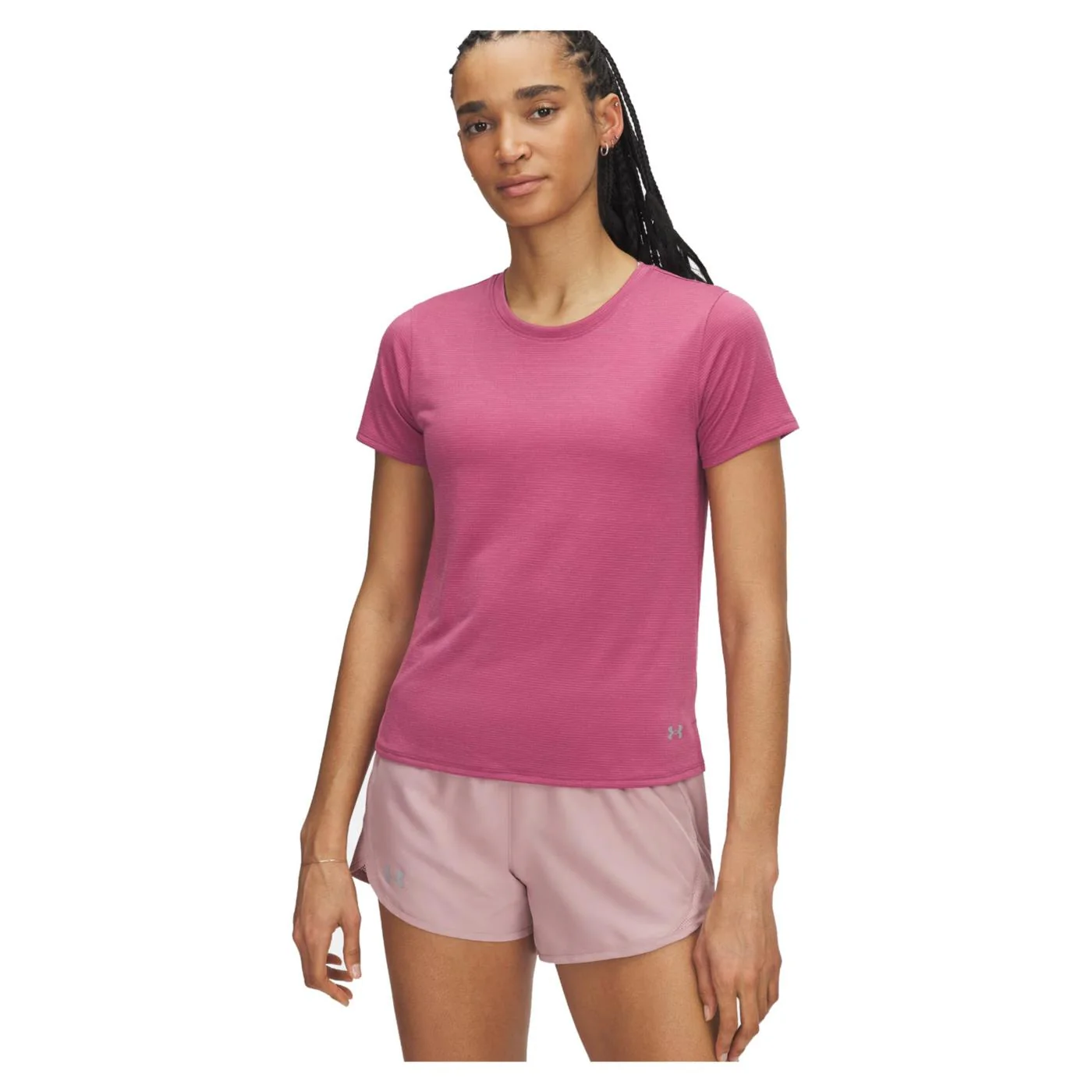 UNDER ARMOUR W LAUNCH SHORTSLEEVE TEE - Image 3