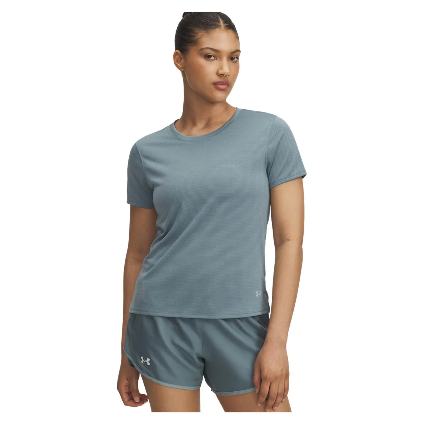 UNDER ARMOUR W LAUNCH SHORTSLEEVE TEE - Image 3