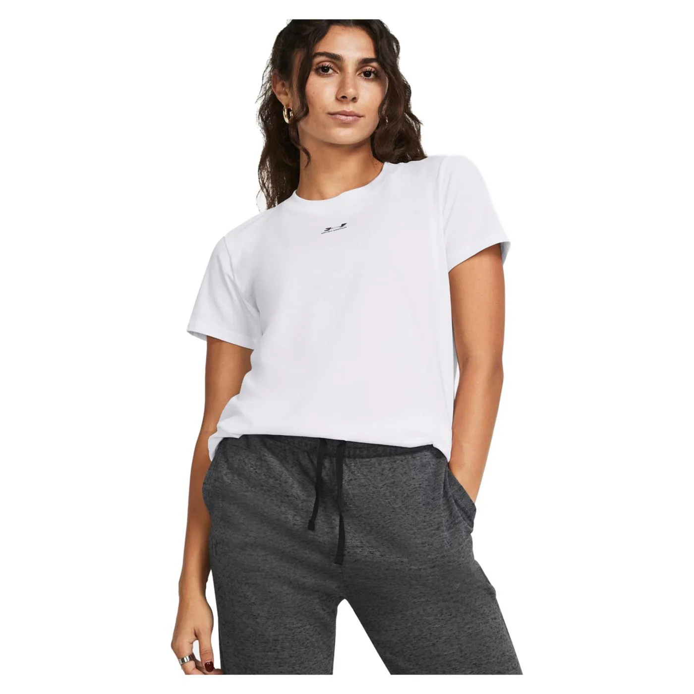 UNDER ARMOUR W RIVAL CORE SS TEE - Image 3
