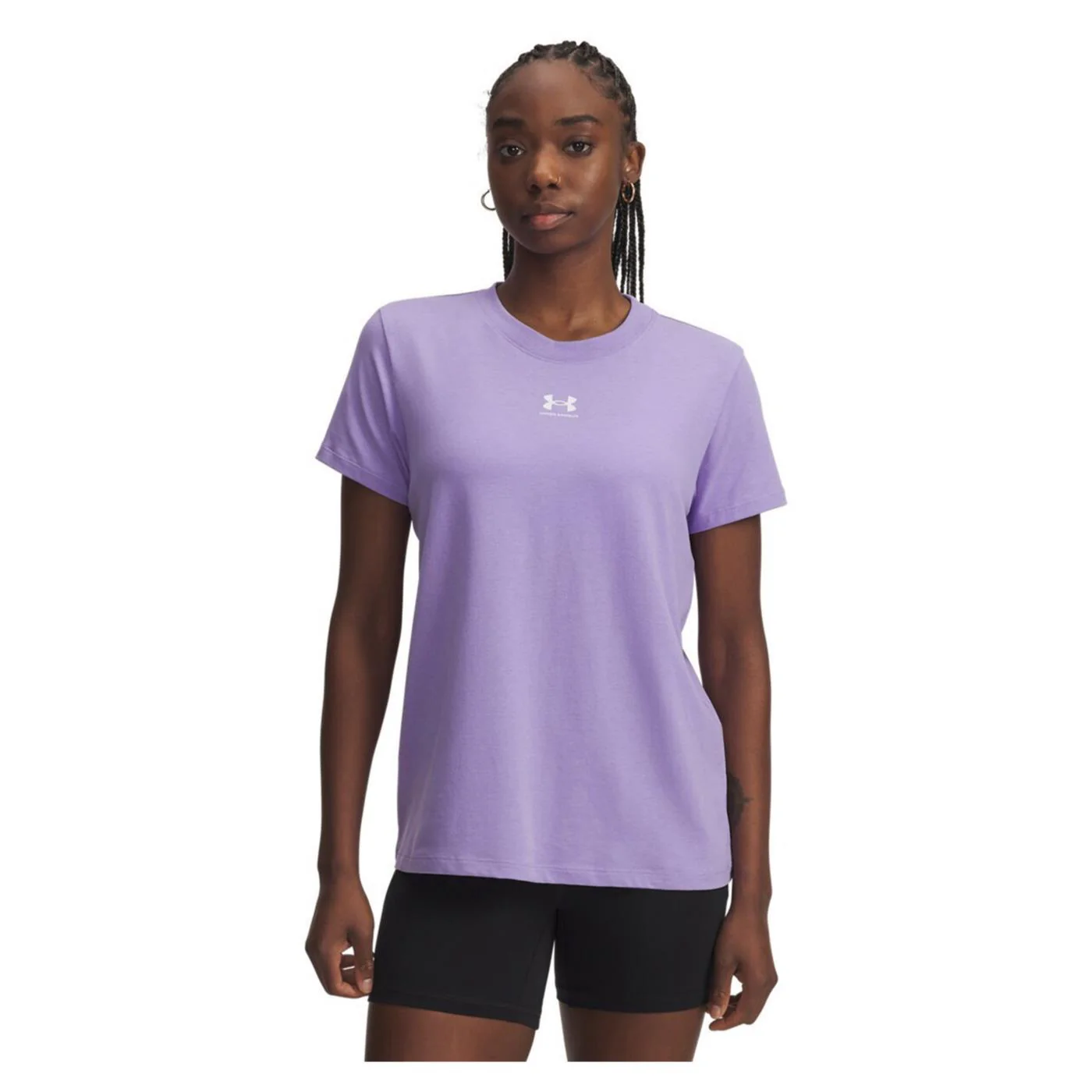 UNDER ARMOUR W RIVAL CORE SS TEE - Image 3